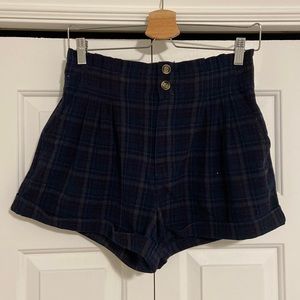 Plaid shorts